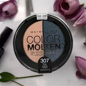 Eyeshadow MAYBELLINE Eye Studio Duo Color Eye Shadow Color TEAL TWIST